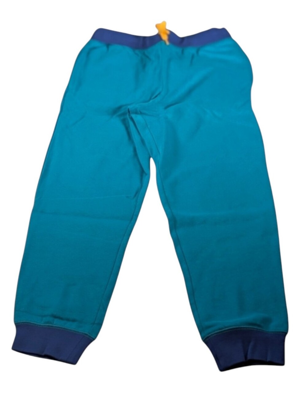 Lands' End Colorblock Iron Knee Fleece Jogger in Spade Blue Size Large Husky